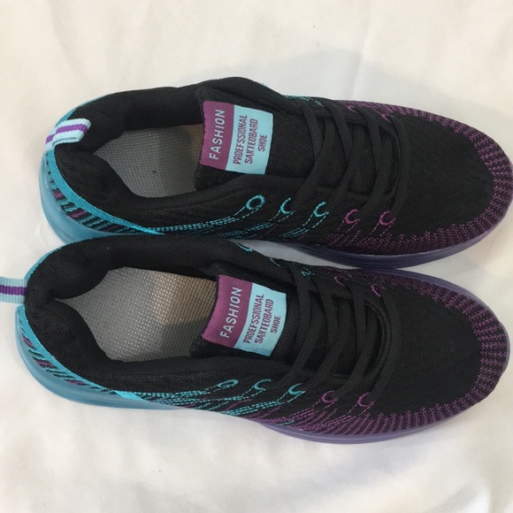 Professional skateboard shoes purple size 6.5 - Picture 4 of 6